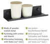 WENKO Metall  Küchenregal Jet M in Schwarz 40 x 7,5 x 12 cm Produktbild-Vorschau 2