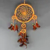 Traumfänger - Mobile - Deko - Durchmesser 18 cm orange Produktbild-Vorschau 2