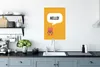 MuchoWow® Poster Roboter mit einer Textwolke "Hallo!" vor Produktbild-Vorschau 3