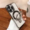 Luxus Case Hülle Für MagSafe mit Halterung Für iPhone 14 Produktbild-Vorschau 1