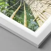 Gerahmtes Poster - Weißer Rahmen - Gehweg Baum Holz Steg - Produktbild-Vorschau 2