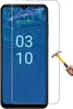 A screen protector is shown on a smartphone, with a hammer poised to strike it. Produktbild-Vorschau