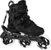 A black inline skate is shown against a white background. Produktbild-Vorschau