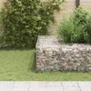 vidaXL Gabionové zvýšené lůžko z ocelového drátu 40x40x40 Náhled obrázku produktu 3