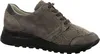 A single gray sneaker with a snakeskin pattern on the toe is shown against a white background. Produktbild-Vorschau