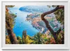 Dorf von Villefranche-sur-Mer– Wandbild mit Rahmen – Produktbild-Vorschau 1