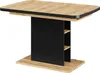 Esstisch Vicco Fenaro Schwarz/Eiche 120 x 80 cm mit offenen Produktbild-Vorschau 1