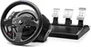A racing wheel and pedal set is shown against a white background. Produktbild-Vorschau