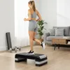 Aerobic Stepper Höhenverstellbar mit 3 Stufen 10/15/20 cm Produktbild-Vorschau 2