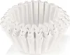 A stack of white paper coffee filters. Produktbild-Vorschau