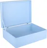 Creative Deco XL Blau Große Holzkiste Aufbewahrungsbox Produktbild-Vorschau 1