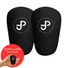 JDP Mini Schienbeinschoner Fußball 10 x 6 cm, Schwarz, Produktbild-Vorschau 1