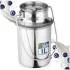Vilde | Milchkanne Edelstahl 1L - Transportkanne mit Deckel Produktbild-Vorschau 10