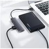 Ugreen Hub Adapter 4-in-1 USB-C auf 4× USB 3.0 + USB-C Grau Produktbild-Vorschau 6