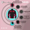 Rote Herren-Motorradjacke aus Polyester mit Polyesterfutter. Zahlreiche Protektoren, verstellbare Ellbogen, Ärmel mit Reiß- und Klettverschluss. Front mit Reiß- und Druckknopfverschluss, zwei Innentaschen, verstellbarer zweiteiliger Gürtel, Innentasche mit Produktbild-Vorschau