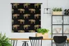 MuchoWow® Wandteppich Wandbehang Muster - Nashorn - Gold - Produktbild-Vorschau 2