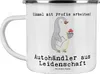 Mr. & Mrs. Panda Teetasse Autohändler Leidenschaft - Weiß - Produktbild-Vorschau 1