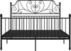 vidaXL Postelový rošt černý kov 160x200 cm Náhled obrázku produktu 2
