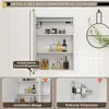 LED Spiegelschrank 60x70 cm mit Rasier-Steckdose Drei Produktbild-Vorschau 10