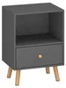 Tavolino 'Sundsvall' 40x30x54 cm grigio scuro Anteprima dell’immagine prodotto 2