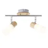 A product shot of a ceiling spotlight with two adjustable heads. Produktbild-Vorschau