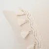 4 Stück Quaste Kissenbezug 45x45cm Boho Deko für Sofa Kein Produktbild-Vorschau 4