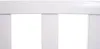 A close-up view of a white slatted structure, likely part of a bench or crib. Produktbild-Vorschau