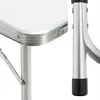 Close-up of the corner and leg of a folding table. Anteprima dell’immagine prodotto