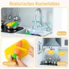Drewniana kuchnia dla dzieci COSTWAY, kuchnia do zabawy z Podgląd zdjęcia produktu 9