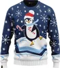 JAP Christmas Eislaufender Pinguin - Lustiger Hässlicher Produktbild-Vorschau 1