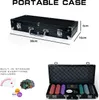 CCLIFE Pokerkoffer Pokerset 300 500 Poker Chips Jetons Produktbild-Vorschau 5