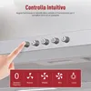 LEVIVO A+++ cofano aspirante 60cm ricircolo e scarico Anteprima dell’immagine prodotto 3