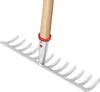 Râteau de jardin professionnel IDEAL avec manche long Voir les images du produit 4