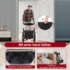 COSTWAY 2 in 1 Sedia a rotelle e deambulatore pieghevole e Anteprima dell’immagine prodotto 6