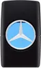 A black bottle with a Mercedes-Benz logo on a white background. Anteprima dell’immagine prodotto