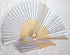 410, 1 Stk. Hand- Deko-Fächer Hochzeitsfächer Papier weiss Produktbild-Vorschau 4