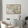 Posterpapier Poster - Vintage Flowers in Light Colors 60x40 Produktbild-Vorschau 2