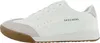 A side view of a white SKECHERS sneaker with a brown sole. Produktbild-Vorschau
