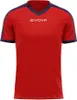 Sport-T-Shirt Givova Revolution Rot-Blau Rot - M Produktbild-Vorschau 3