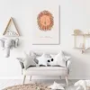 Leinwandbild verzauberter löwe 40x60 cm Feeby orange Produktbild-Vorschau 2