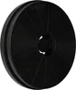 A close-up studio shot of a black carbon filter for a range hood. Produktbild-Vorschau