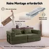 Modulares Sofa 2-Sitzer Cord,Klappbar & Ausziehbar als Produktbild-Vorschau 8