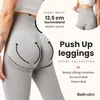Bellivalini Sport Leggings Damen High Waist Po Push Up Gym Produktbild-Vorschau 3