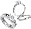 F Ring 925/- Sterling Silber weiß 021 (66,1) Zirkonia weiß Produktbild-Vorschau 1