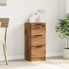 vidaXL Příborník vzhled starého dřeva 30x30x70 cm materiál Náhled obrázku produktu 3