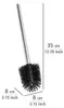 Brosse de rechange WENKO Ø 8 cm Brosses WC Manche en acier Voir les images du produit 4