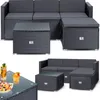 KESSER® Polyrattan Lounge Aruba – Gartenlounge für 3-4 Produktbild-Vorschau 1