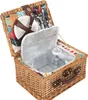 HowHomely cestino da picnic per 4 persone set di piatti Anteprima dell’immagine prodotto 4