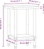vidaXL Kuchynská pracovná doska 55x55x85 cm nerezová oceľ Náhľad obrázku produktu 8