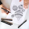Uni-ball Fineliner Set - 5 Stück schwarz - technische Produktbild-Vorschau 6